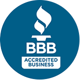 Accredited Business through the Better Business Bureau