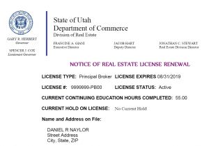 Renewal Letter